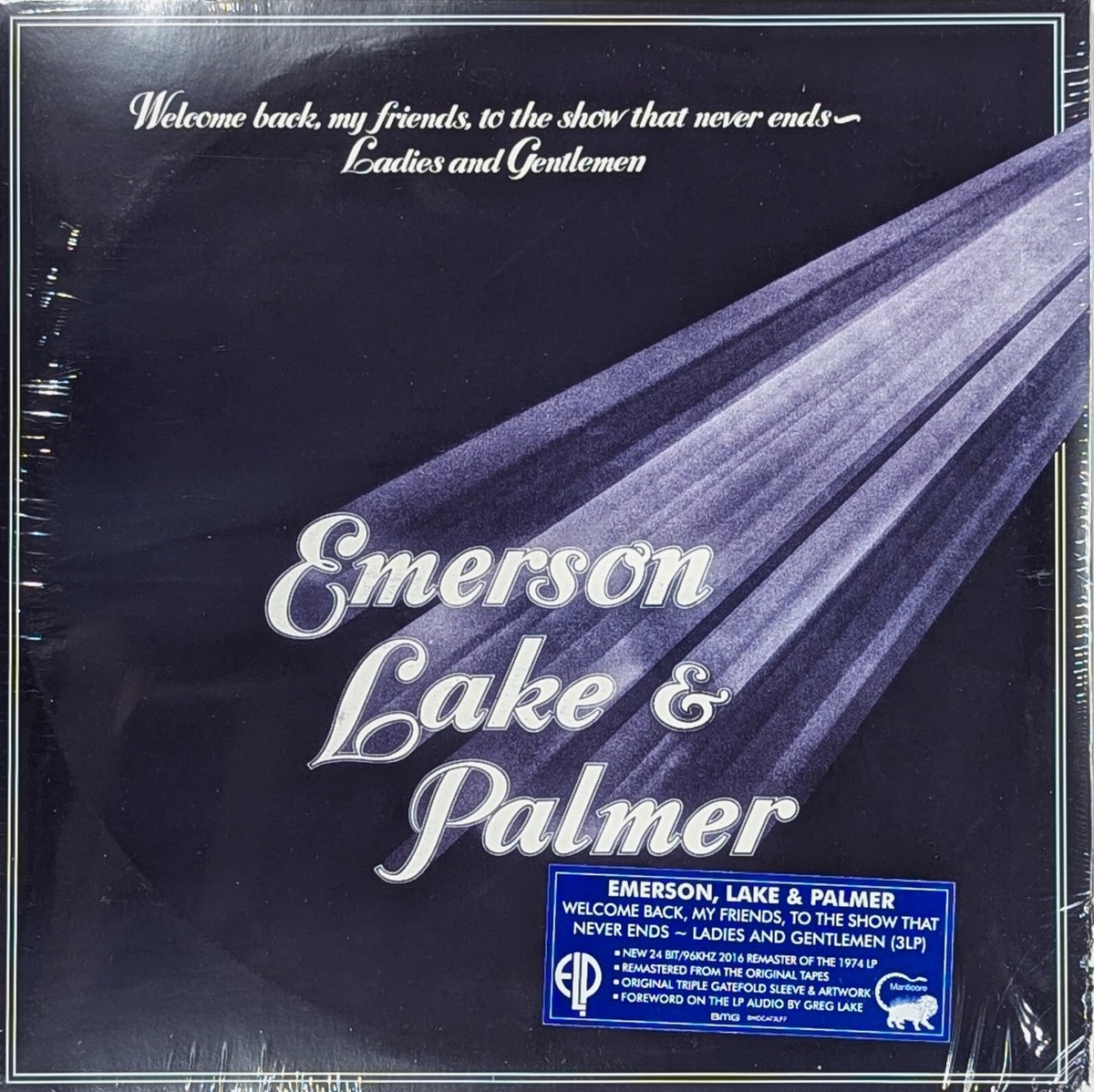 EMERSON, LAKE & PALMER Welcome Back My Friends to The Show That