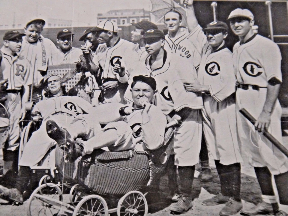 Baseball Comedians 1936 Original Illustrated Current News 19x12 Great Condition - Image 3 of 3