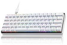 K61SE Gaming Keyboard 60 Percent Mechanical Keyboard Wired RGB Backlit N-Key ...