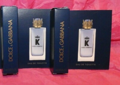 NEW K by DOLCE & GABBANA K Eau de Toilette EDT Spray 0.03 oz. each NIP