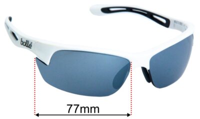 SFx Replacement Sunglass Lenses fits Bolle Bolt S 77mm Wide