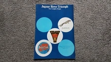 JAGUAR XJS XJ6 ROVER SD1 TRIUMPH SPITFIRE RANGE SALES BROCHURE 1978