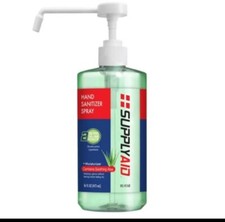 SUPPLYAID 80 Alcohol Hand Sanitizer Gel with Aloe - 16 Oz