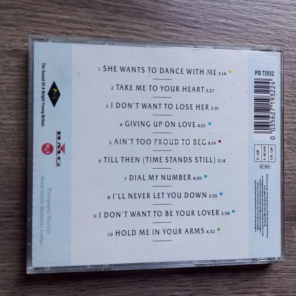 Rick Astley - Hold Me In Your Arms (CD, 1988) - Bild 2 von 2