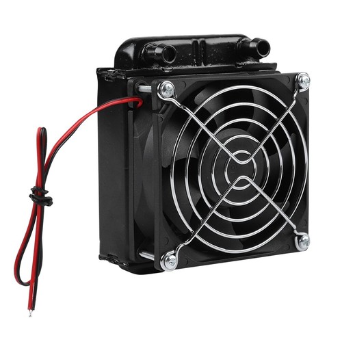 Water Cooler 80mm CPU LED Water Cooling Cooler Heat Row With Fan For Computer - Afbeelding 4 van 8