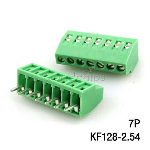 10PCS 2.54mm PCB Mini Screw Terminal Blocks Connector For Wires 2P~8P Terminal - Picture 20 of 21