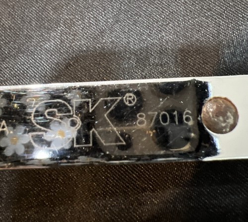 Vintage S-K 1/2" and 9/16" Double Box End Offset Ratcheting Wrench No. 87016 - Picture 3 of 6