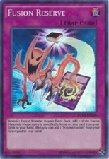 Yugioh - Fusion Reserve - Super Rare NM - Plus Free Holographic Card