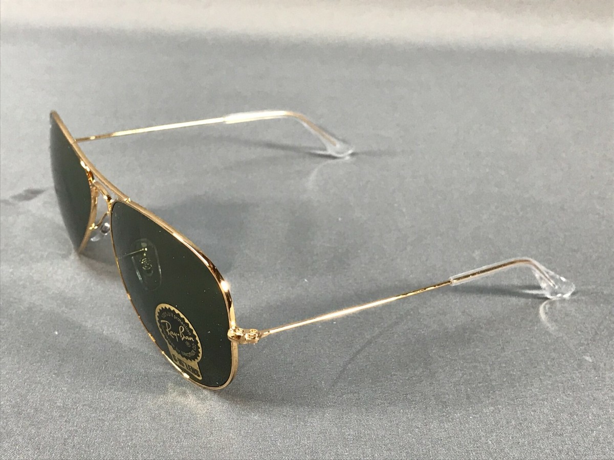 Ray-Ban Aviator RB3025 L0205 Gold Frame Sunglasses With G-15