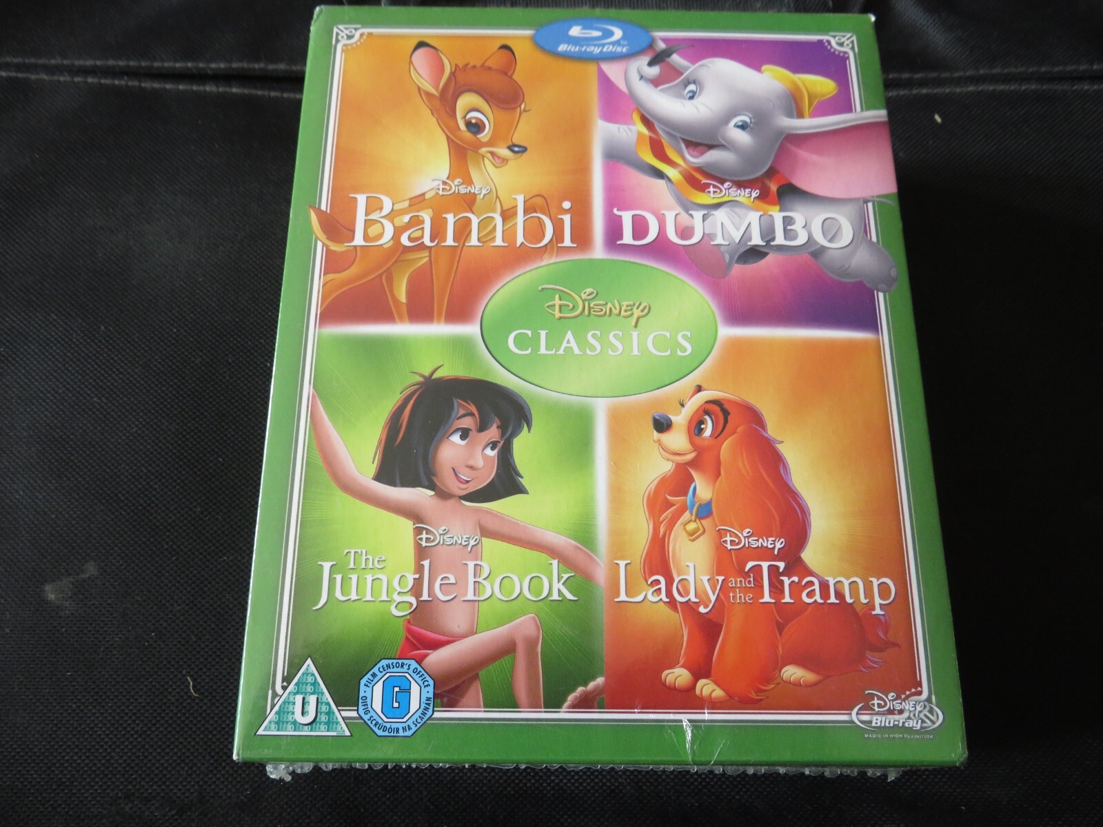 Disney Classics 4 Movie Blu-Ray Box Set NEW SEALED 2014 BAMBI DUMBO JUNGLE BOOK