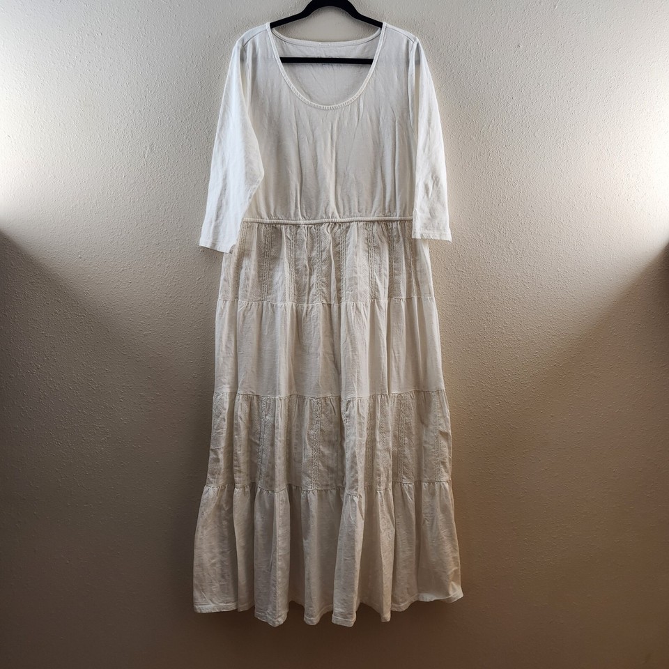 Grannies Tiered Dress - Ocean