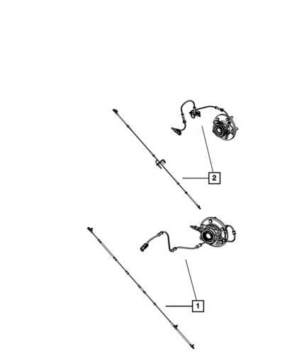 Подлинный датчик передних антиблокировочных тормозов Mopar 2006-2009 Dodge Durango 5175787AA - Изображение 3 из 3