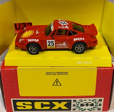Slot Car Scalextric Tyco Exin Matchbox 8359 Porsche 911 #25 Shell