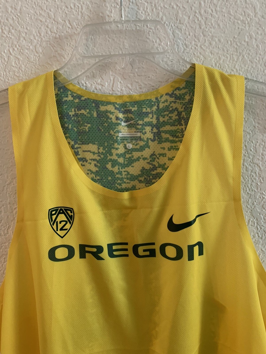陸上用シャツ nike pro elite Oregon duck singlet S NEW LG NIKE PRO ELITE OREGON DUCKS TEAM ISSUED RUNNING TRACK