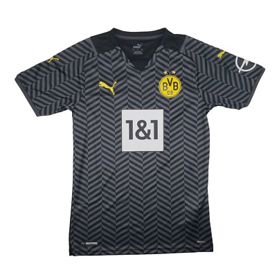 2021-2022 Puma Borussia Dortmund Jersey 1&1 Away Kit Soccer Futbol