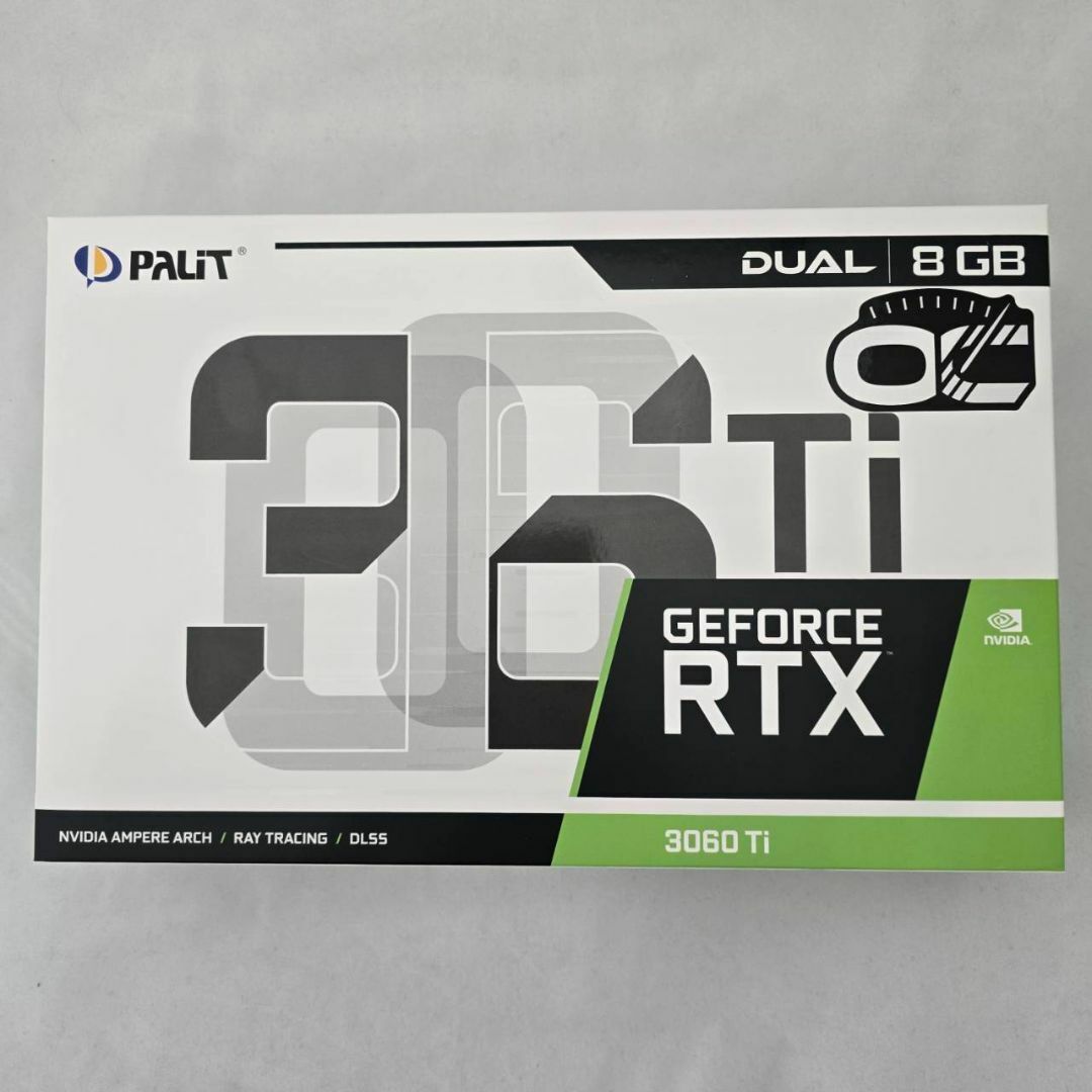 PALIT　RTX3060Ti DUAL OC 8GB GDDR6 Amazon.com: Palit RTX 3060 Ti Dual 8G GDDR6 Ray-Tracing