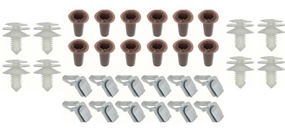 32 Piece Master Door Panel Fastener Kit 1978-1981 Firebird/Trans AM and Camaro