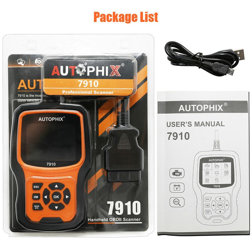 AUTOPHIX 7910 for BMW All System Diagnostic Tool Code Reader Car OBD2 ...