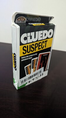 CLUEDO Suspect Card Game Brand New 