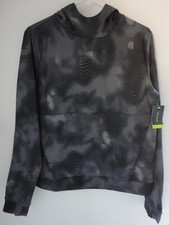 Kohl's TEK GEAR Performance Fleece Hoodie Black/Gray Boys XL 18-20 New with Tag