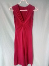 Dress, Summer, Burgundy Color, Long Length, Stretch, Size Small