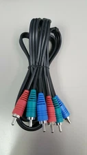 COMPONENT VIDEO CABLE 3 RCA 6 FT RGB HDTV DVD VCR Brand New