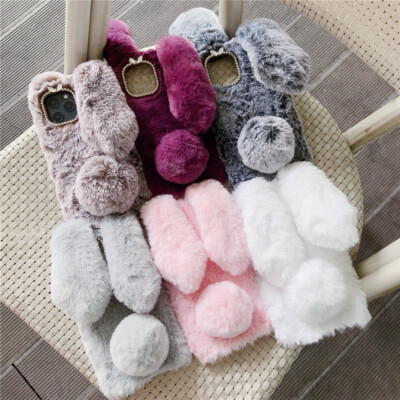 Phone Case for Huawei P Mate Honor Protection Cover Soft Plush Furry Skin  Shell