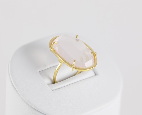 Anillo Tous Dinah en oro amarillo de 18k y ópalo rosa - Imagen 8 de 12