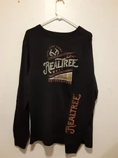 BNWT Realtree Edge Authentic Camo By Staghorn Creek Black Men's Long Sleeve...