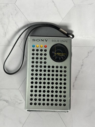 Vintage SONY TR-4100 AM Solid State Pocket Transistor Radio Tested & Working - Picture 7 of 7
