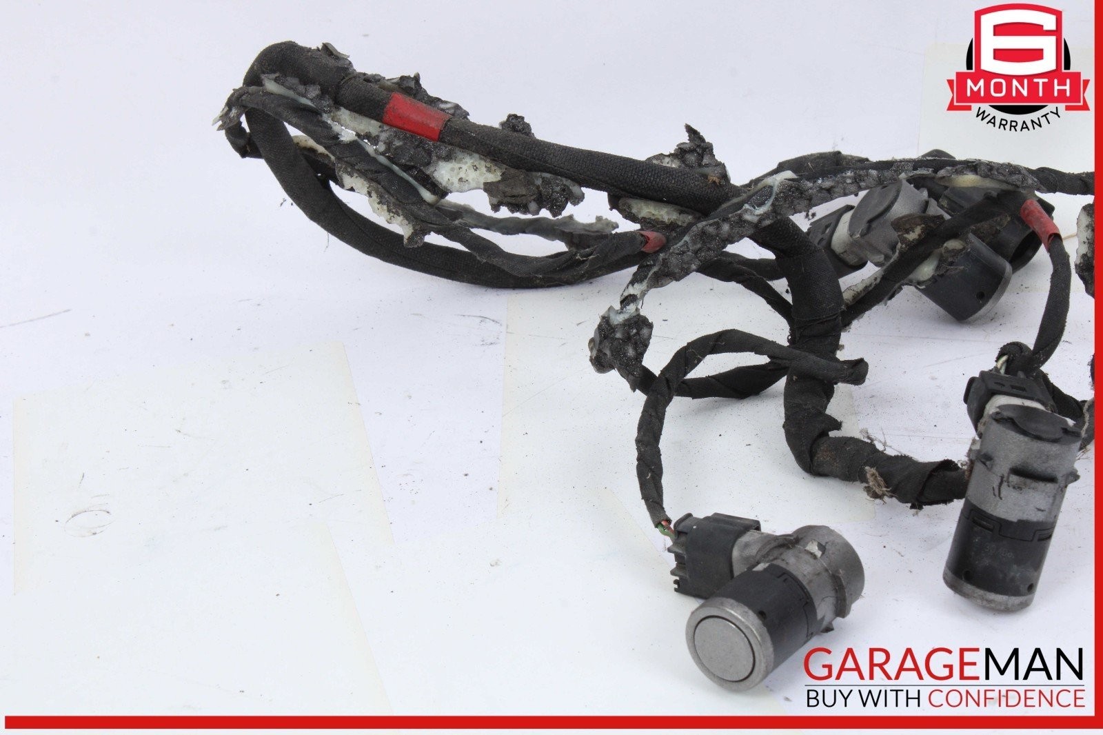03-08 Maserati Quattroporte M139 Rear Bumper Parking Sensor Wiring Harness OEM