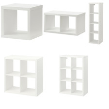 IKEA Modern Storage Shelving Unit Bookcase Cube Display Shelf Organizer 5 Sizes