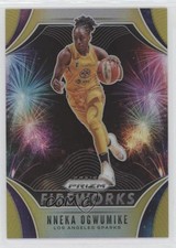 2020 Panini Prizm WNBA Fireworks Gold Prizm 8/10 Nneka Ogwumike #11 nd3