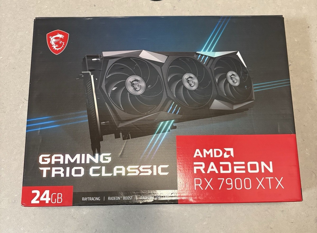 MSI Gaming Trio Classic AMD Radeon RX 7900 XTX 24GB GDDR6 Gaming
