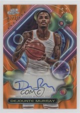 2023 Topps Cosmic Chrome Orange Galactic Refractor 2/25 Dejounte Murray Auto fm0