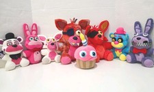 Five Nights At Freddy s FNAF Funko Lot of 8 Plush Foxy, Bonnie, Cupcake More
