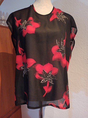 Damen Bluse Transparent L
