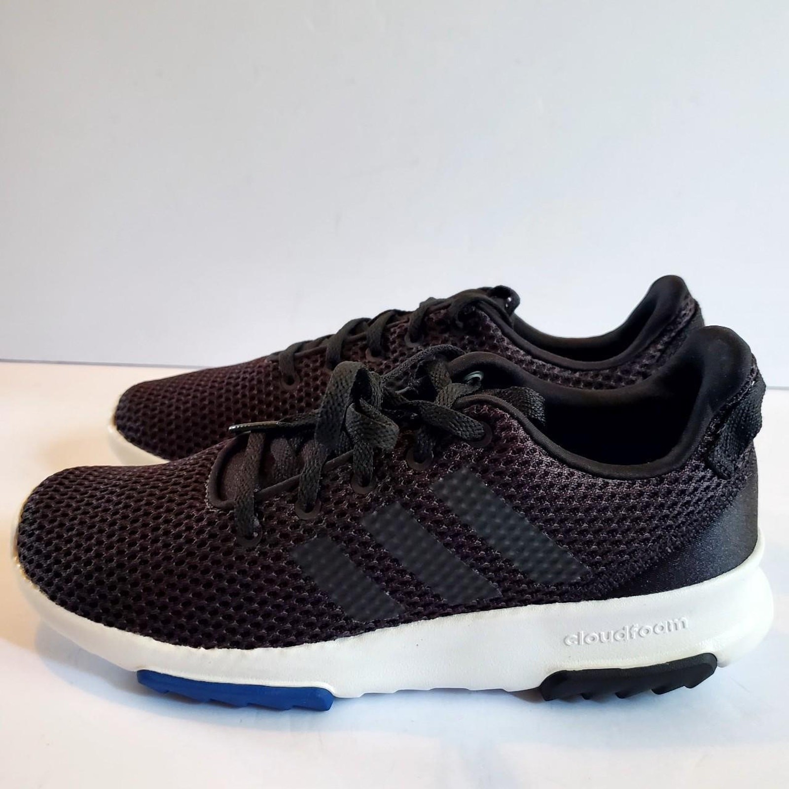 Adidas Sneakers CF Racer TR Youth Girl Size 6 Running Sneaker Ebony, Black image 4
