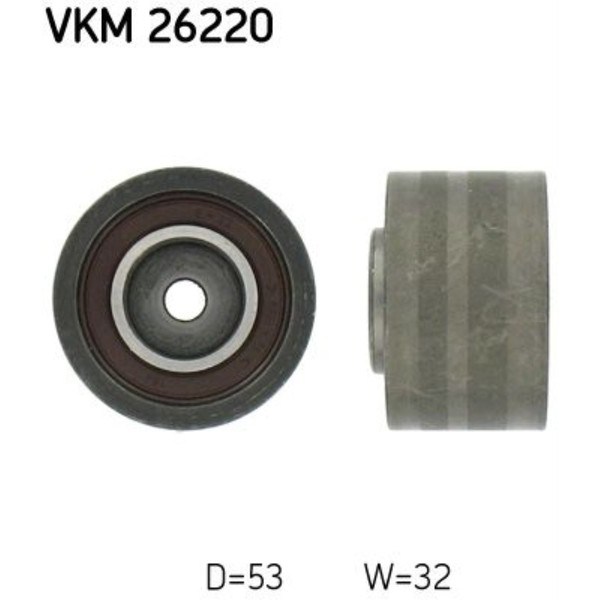 SKF Umlenk FüHrungsrolle Zahnriemen Passend FüR Volvo XC90 I XC60 VKM 26220-image