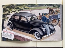 1937 Ford V8 Pocketbooklet 60hp Illustrated Eliason Motors Chestertown Md