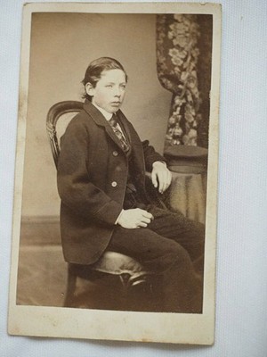 Martin O'Donnell how much Longer before I can go PEE Pee CDV Photo circa 1865