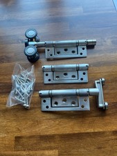 Bifold Intermediate Carrier Set CENTOR Architectural E2 Hinge Set Stainless