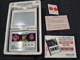 1983 Nintendo Game & Watch Panorama Screen Donkey Kong Jr CJ-93 NICE CONDITION 