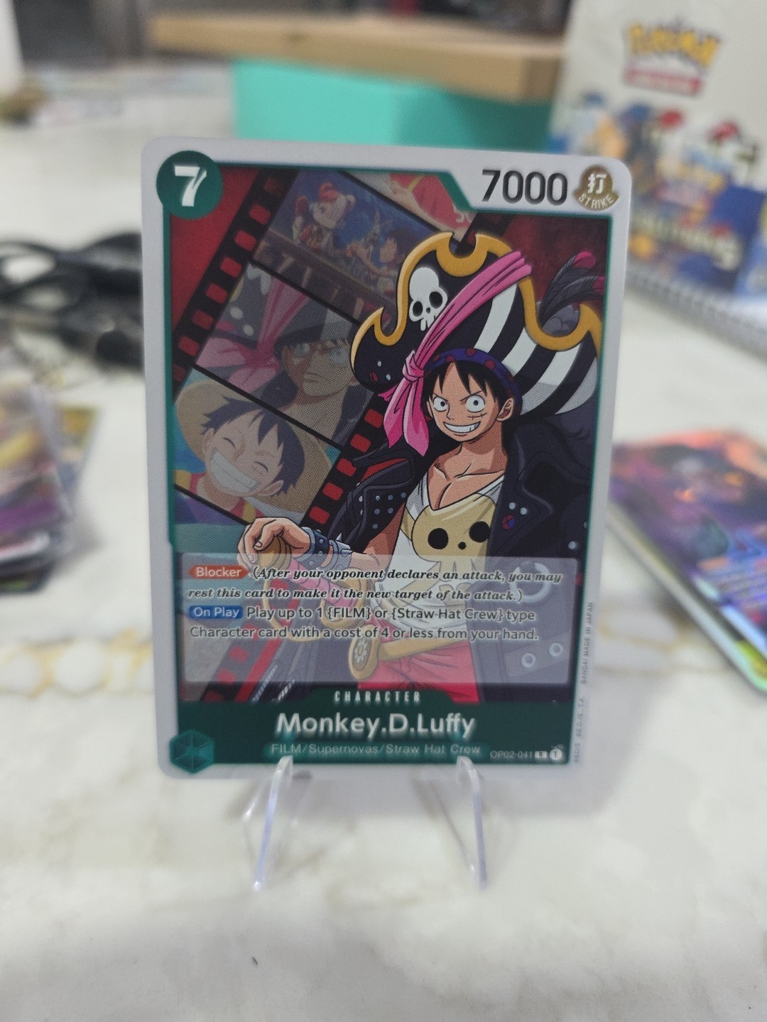 Monkey D. Luffy OP02-041 R Paramount War One Piece Card Game English