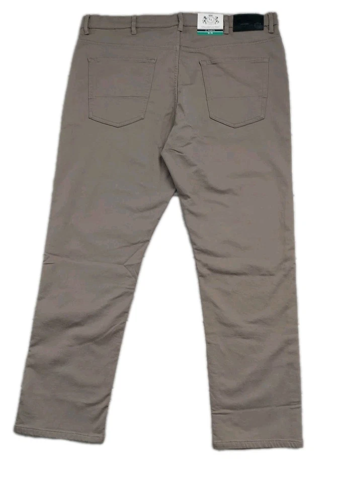 English Laundry Men's Bottoms 5-Pocket Straight Fit Tan Pants Size 38x30 NWT  - Image 4 of 4