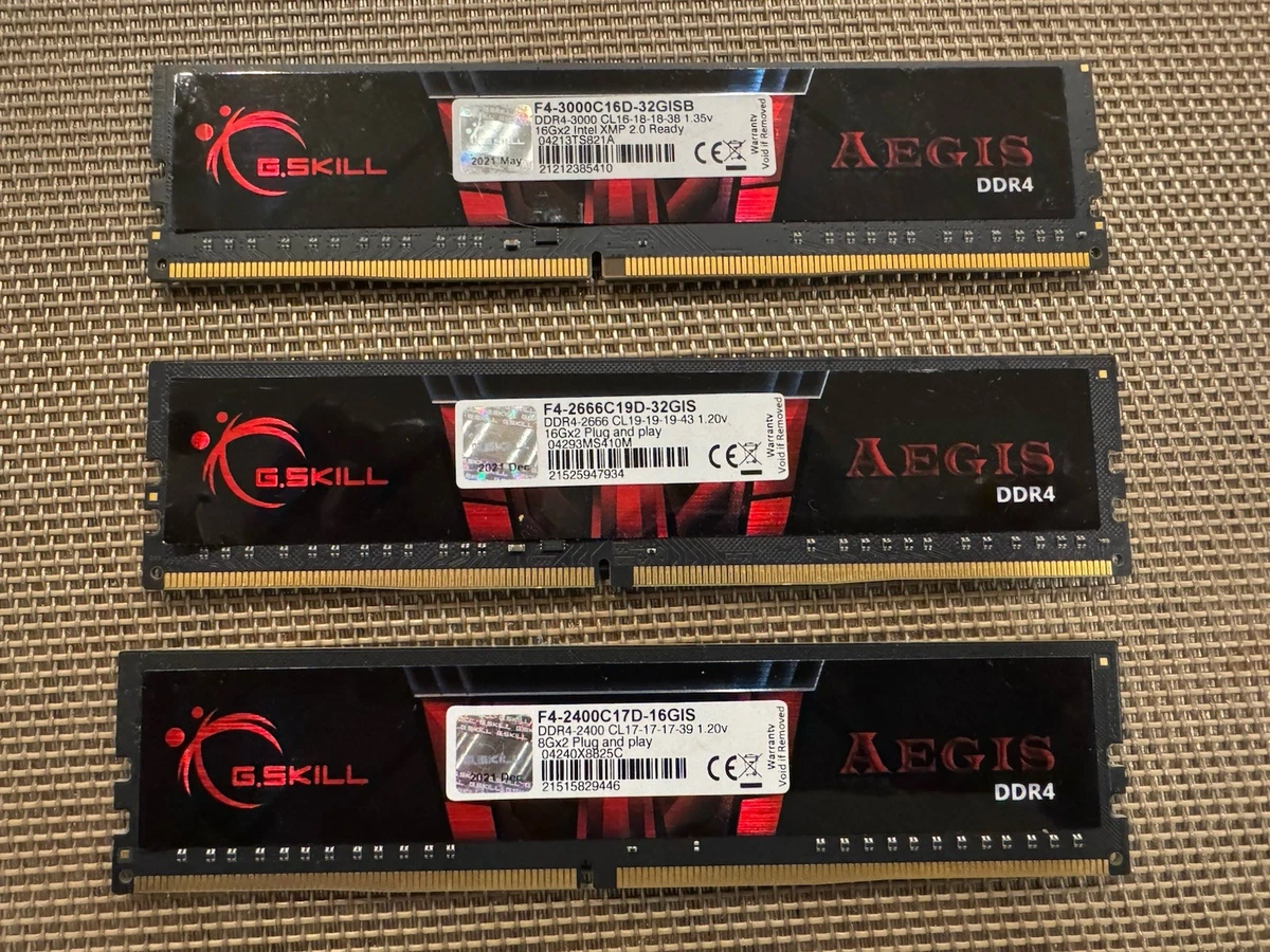 G. SKILL PC4-21300 (DDR4-2666) Bus Speed DIMM Computer Memory (RAM