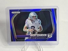 2025 Panini Prizm Black Avery Johnson Prospects Blue Prizm /199 Wildcats 🔥