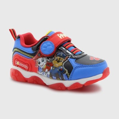 PAW Patrol Toddler Boys' Light-Up Sneakers Adjustable Non-Marking