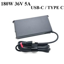 Cargador Portátil 180W 36V 5A USB-C TIPO C Adaptador ADL180YGSHC3A para Lenovo