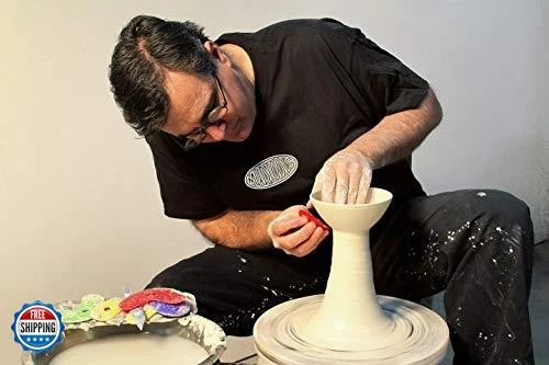 Mudtools Polymer Rib Green Size 4 Medium - Triple Radius - Ceramics, Pottery, - Image 3 of 3